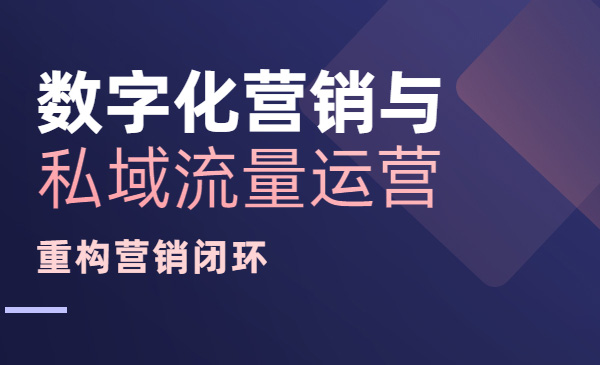 《数字化营销与私域流量运营》 重构营销闭环
