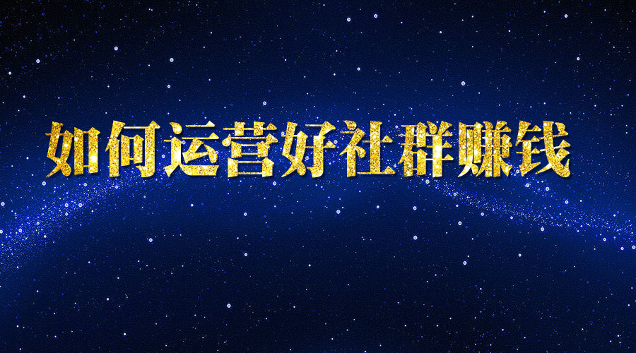 《如何运营好社群赚钱体系》共12节_wwz