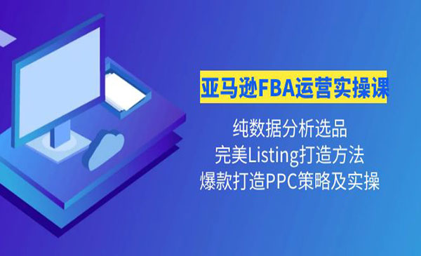 《亚马逊FBA运营实操课》 纯数据分析选品+完美Listing打造+爆款打造PPC策略实操_wwz