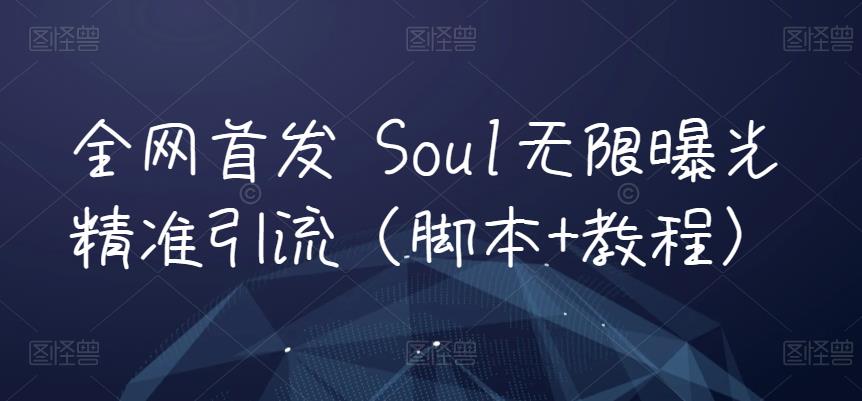 全网首发 Soul无限曝光精准引流