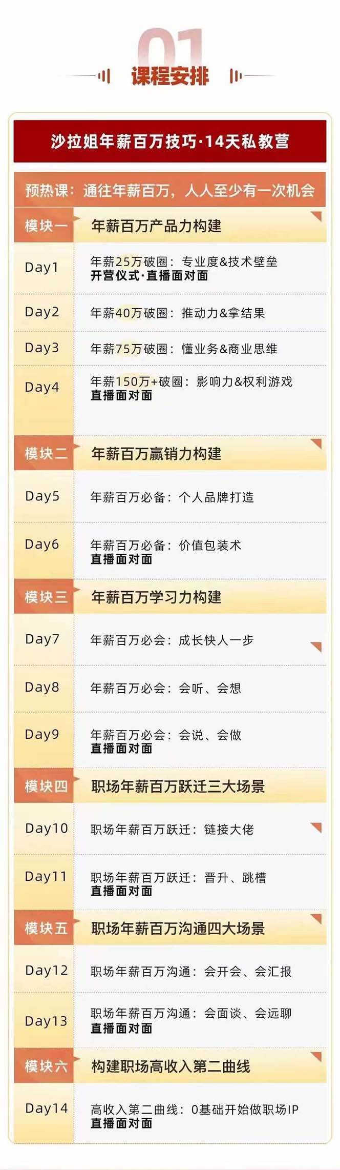 （8006期）通往百万年薪之路·陪跑训练营：职场外挂/年薪百万技巧/职业规划定制/等等